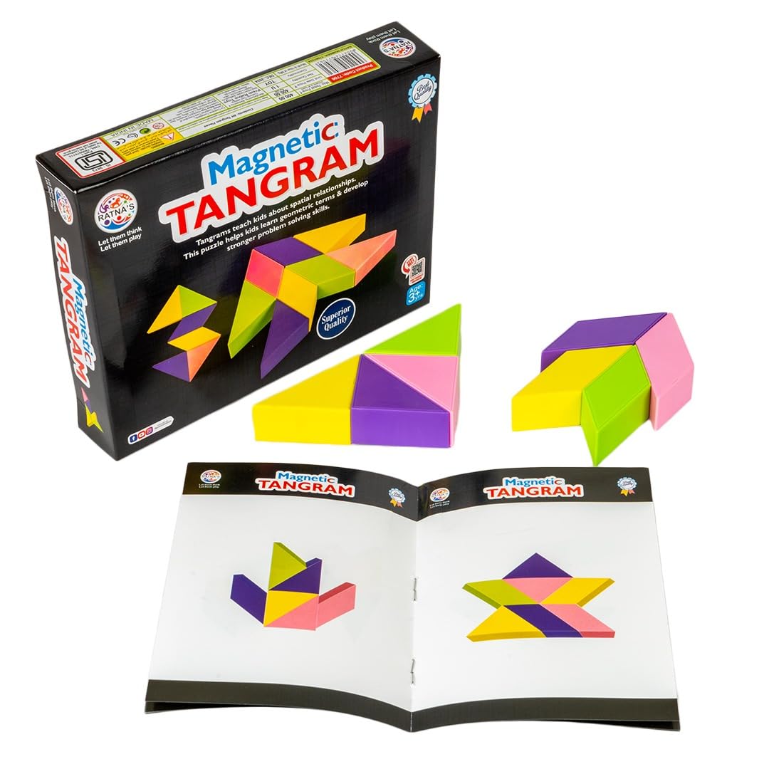 Ratna's Magnetic Tangram Brain Booster Children's Games | Magnetic